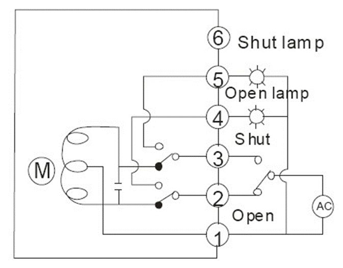 常見(jiàn)的電動(dòng)蝶閥接線圖